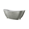 Best Design Color Silvercreek Baignoire îlot 175x75x68cm Argentée SW279921 Best Design Color Silvercreek Baignoire îlot 175x75x68cm Argentée SW279921