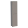 Saniclass New Future badkamerkast 160x35x35cm met 2 greeploze links- en rechtsdraaiende deuren MDF mat Taupe SW370783 Saniclass New Future badkamerkast 160x35x35cm met 2 greeploze links- en rechtsdraaiende deuren MDF mat Taupe SW370783