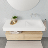 MONDIAZ ALAN 120cm badmeubel onderkast washed oak 2 lades Vrijhangende wastafel cloud rechts zonder kraangat kleur talc SW408440 MONDIAZ ALAN 120cm badmeubel onderkast washed oak 2 lades Vrijhangende wastafel cloud rechts zonder kraangat kleur talc SW408440