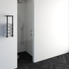 Saniclass Create douchedeur 60x200cm profielloos met antikalk en 8mm veiligheidsglas geborsteld RVS SW223723 Saniclass Create douchedeur 60x200cm profielloos met antikalk en 8mm veiligheidsglas geborsteld RVS SW223723