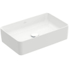 Villeroy & Boch Collaro opzetwastafel rechthoekig - 56x36cm - zonder overloop - zonder kraangat CeramicPlus - White Alpine (glans wit) SW358360