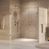 BRAUER Void Carving porte de douche - 190x200cm - porte pivotante 70cm côté mur - PVD - doré brossé SW1418210
