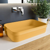 Mondiaz Arvo waskom 55x38x13cm rechthoek opbouw Solid Surface Ocher/Ocher SW643567 Mondiaz Arvo waskom 55x38x13cm rechthoek opbouw Solid Surface Ocher/Ocher SW643567