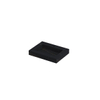 INK Pitch wastafel - 60x45x9cm - 1 wasbak - 1 kraangat - drain keramiek Lauren black mat SW693229