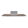 Looox Wood collection bath shelf 78cm met houder RVS geborsteld eiken RVS geborsteld SW73159