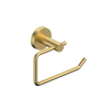 Fortifura Calvi toiletrolhouder - zonder klep rond - PVD - geborsteld messing (goud) SW639938