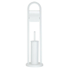 Sealskin Acero Butler de toilette - Porte-rouleau de papier toilette - Brosse de toilette avec support - autoportant Blanc SW207221