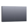 Saniclass Plain Spiegelkast 119x70x15cm Hoogglans Grijs SW393039 Saniclass Plain Spiegelkast 119x70x15cm Hoogglans Grijs SW393039