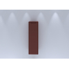 H&R Badmeubelen Juice Halfhoge Kast - 40x35x130cm - met ronde hoeken - 1 deur - rechtsdraaiend - terra mat SW875264
