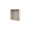 Looox Storage Collection Inbouwnis - 30x30x7cm - flens - matt sand beige SW1444016