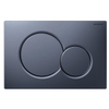 Geberit Sigma01 bedieningplaat met dualflush frontbediening voor toilet 24.6x16.4cm Donkerblauw mat SW522601 Geberit Sigma01 bedieningplaat met dualflush frontbediening voor toilet 24.6x16.4cm Donkerblauw mat SW522601