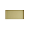 Hotbath &MORE Inbouwbox of inbouwnis - 30x60x10 - frameless - PVD - geborsteld messing (goud) SW1246581