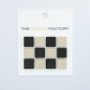 SAMPLE The Mosaic Factory London carreau de mosaïque 2.3x2.3x0.6cm pour sol pour intérieur et extérieur carré Céramique damier Mix SW862070