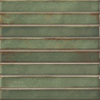 ÉCHANTILLON Terravito Gimare Carrelage mural en céramique - 35x35cm - 9.2mm - Vert SW1408448