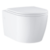 Grohe Start Round Ceramic Wandcloset met zitting en deksel - glans wit SW1244484