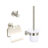 Best Design Ore Set WC avec brosse WC Porte-papier toilette et crochet porte serviettes inox SW20692