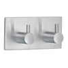 Smedbo BB zelfklevende haak dubbel geborsteld rvs SW10990 Smedbo BB zelfklevende haak dubbel geborsteld rvs SW10990