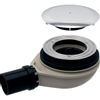Geberit Setaplano douchebakafvoer - 40mm - met deksel waterslot - 30mm - verchroomd chroom SW108569