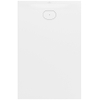Villeroy & Boch Ecora douchebak - 140x90x3.5cm - afvoer korte zijde - stone white (wit) SW1558909
