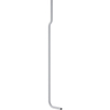 Geberit spoelbocht - voor hoge opstelling - L - 156x24cm - wit SW30210
