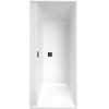 Villeroy & Boch Collaro bain rectangulaire 170x75cm - avec vidage de bain noir mat white SW354268