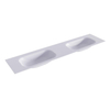 Mondiaz BIG small Cale solid surface inbouw wastafel 200cm dubbel SW435798 Mondiaz BIG small Cale solid surface inbouw wastafel 200cm dubbel SW435798
