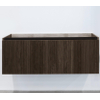 Saniclass Holz Base Meuble sous lavabo - 120cm - 1 tiroir - sans poignée - chêne foncé SW773959