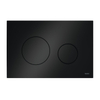 Tece TECEloop Plaque de commande WC en plastique double chasse noir SW856987
