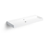 Clou Wash Me lavabo 110x42cm 7 trous de robinet prédécoupés aluite Blanc mat SW9247