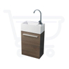 Aquina Teramo fonteinkast 41x23x70cm grey oak SW17996 Aquina Teramo fonteinkast 41x23x70cm grey oak SW17996