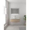 Bruynzeel Giro badmeubelset 49x100x46cm 1 wasbak 1 lade met spiegel met softclose composite bardolino SW384254 Bruynzeel Giro badmeubelset 49x100x46cm 1 wasbak 1 lade met spiegel met softclose composite bardolino SW384254