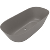 Villeroy & Boch Theano baignoire îlot duo - 175x80cm - Acrylique quaryl - ovale - gris mat SW762289