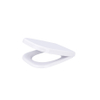 Saniclass abattant WC - 37x43cm - forme D - softclose - déclipsable - blanc brillant SW1159430