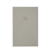 ZEZA Grade Receveur de douche - 80x120cm - antidérapant - antibactérien - marbre minéral - rectangle - finition mate perle (beige) SW1152842
