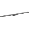 Hansgrohe RainDrain Flex Douchegoot - 120cm - inkortbaar - wandmontage - brushed black chrome SW1590350