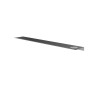 Hotbath &MORE Planchet - 80cm - inclusief bevestigings rails - 1 uitsparing - voor zeepdispenser of beker - Geborsteld gunal - PVD - (antraciet) SW1245958