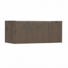 H&R Badmeubelen Juice Wastafelonderkast - 100x45x40cm - rechterhoek afgerond - 3D-front - 1 lade - geïntegreerde greep - tucson oak SW1259749