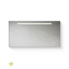 LoooX Black Line miroir – rectangle – 100 x 60 cm – LED directe – Noir mat SW196735