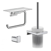 Hansgrohe Addstoris Ensemble accessoires WC - trois pièces - Chrome SW1079985
