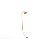 Gardentub Douche extérieur - raccord tuyau d'arrosage - 165cm - laiton borssé (doré) SW1075482