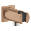 Grohe Rainshower Wandaansluitbocht - 1/2" - met houder - vierkante rozet - brushed warm sunset (koper) SW1077395