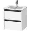 Duravit Ketho.2 Meuble sous-lavabo 51x42x54,9cm adapté pour 1 vasque Panneau de particules blanc Mat SW773045