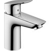 Hansgrohe Logis 1 greeps wastafelkraan - 100 met afvoerplug - hoogglans chroom 0605652
