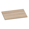 BRAUER Ocean Slim plan vasque - 60x46x2cm - chêne à lamelles blanc SW371951