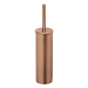 Geesa Nemox toiletborstel met houder (witte kop) - geborsteld brons SW1242488
