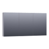 Saniclass Plain Spiegelkast 139x70x15cm Mat Grijs SW392980 Saniclass Plain Spiegelkast 139x70x15cm Mat Grijs SW392980