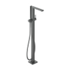 Hansgrohe Tecturis E vrijstaande badmengkraan Brushed Black Chrome SW1566507