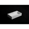 Ideavit Solidpure Wastafel 60x35x13cm rechthoek 0 kraangaten 1 wasbak Solid surface wit SW85925 Ideavit Solidpure Wastafel 60x35x13cm rechthoek 0 kraangaten 1 wasbak Solid surface wit SW85925