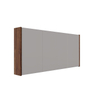 FugaFlow Eccelente Arredo armoire de toilette - 140x63x16cm - avec panneaux latéraux - noyer SW1565534