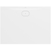 Villeroy & Boch Ecora douchebak - 120x90x3.5cm - afvoer lange zijde - stone white (wit) SW1558872
